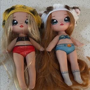 Na! Na! Na! Surprise Dolls Annabelle Moooshe Doll Cow Hat Red Hair MGA 8"